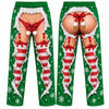 Naughty Elf Christmas Illusion Pajama Pants – Funny Candy Stripe Print