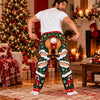 Funny 3D Reindeer Christmas Pajama Pants – Personalized Skin Tone Print