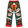 Funny 3D Reindeer Christmas Pajama Pants – Personalized Skin Tone Print