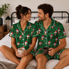Classic Green Buffalo Check Custom Short Pajama Set