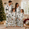 Cozy Ivory White Still Life Custom Long Pajama Set for Cat Lovers