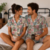 Cozy Pastel Multicolor Quilted Patchwork Custom Short Pajama Set