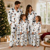 Cute White Face Medley Custom Long Pajama Set for Cat Lovers