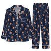 Dreamy Blue Celestial Scatter Custom Long Pajama Set
