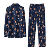 Dreamy Blue Celestial Scatter Custom Long Pajama Set