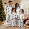 Elegant White Monogram Wreath Custom Long Pajama Set