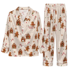 Festive Cream Treat Scatter Custom Long Pajama Set