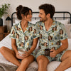 Festive Ivory Pennant Icon Medley Custom Short Pajama Set - image 4