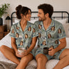 Festive Sage Green Cake Gift Scatter Custom Short Pajama Set - image 4