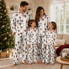 Playful Ivory Smiley Scatter Custom Long Pajama Set