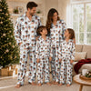 Playful White Stacked Icons Custom Long Pajama Set