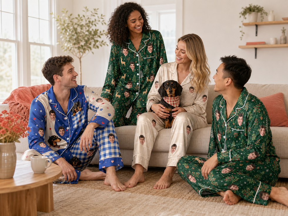 Custom Print Pajamas for People, Pets and Groups