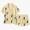 Romantic Champagne Couple Pose Medley Custom Short Pajama Set for Couples