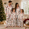 Romantic Cream Charm Scatter Custom Long Pajama Set