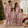 Romantic Dusty Rose Bouquet Scatter Custom Long Pajama Set