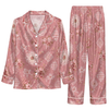 Romantic Dusty Rose Bouquet Scatter Custom Long Pajama Set