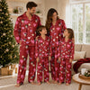 Romantic Red Gingham Hearts Custom Long Pajama Set