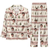 Rustic Cream Nordic Bands Custom Long Pajama Set