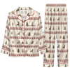 Rustic Cream Nordic Bands Custom Long Pajama Set