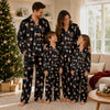 Spooky Black Icon Toss Custom Long Pajama Set