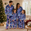 Whimsical Blue Scenic Gradient Custom Long Pajama Set
