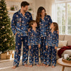 Whimsical Blue Storybook Landscape Custom Long Pajama Set