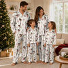 Whimsical Cream Ornament Scatter Custom Long Pajama Set