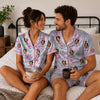 Whimsical Light Lavender Gift Bow Medley Custom Short Pajama Set - image 4